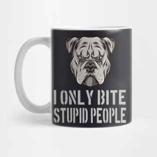 Pitbull Bite Stupid Dog Owner Gifts Mug